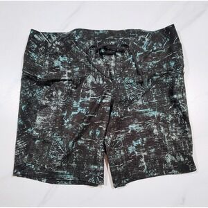 Lululemon Current State Board Mens  Swim Short Green Black LM7AF3S Size 38